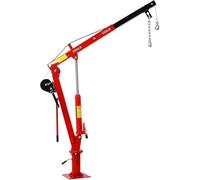 Grúas y polipastos de remolque Grúa para camión de servicio pesado con cabrestante hidráulico, grúa plegable para plataforma para polipasto motor, elevación(Red)