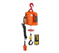 Grúas y polipastos de remolque Polipasto microeléctrico de elevación pequeño para el hogar, 100-500kg, para decoración del, taller producción, grúa portátil(Enjoy the three in,200 Kg)