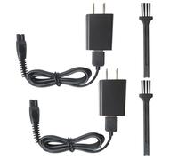 GruDawu Update - Cargador de repuesto para afeitadora Philips, serie S3242/90 S7886/84, cable de alimentación de repuesto para afeitadora Philips, cable de carga USB 2400, color negro