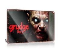 Grudge: The Haunting Horror Of An Angry Spirit - Decoración de pared divertida para baño, estilo vintage, decoración de campamento, fácil de colgar (30 x 40 cm)