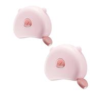 GrueGard Metro Costura, Cinta Metrica Corporal Centimetro para Sastre Modista Fabric Tela, Flexible Body Measuring Tape Enrollable 150cm & Cierre Magnético (2, Pink, 150cm)