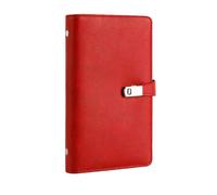 GrueGard Portatarjetas de Visita A6 Cuero, Business Card Holder (Red, A6*1)