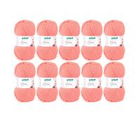 Gründl Baby uni Hilo de calceta/ganchillo 10 x 50 g, albaricoque