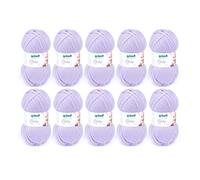 Gründl Baby uni Hilo de calceta/ganchillo 10 x 50 g, lila
