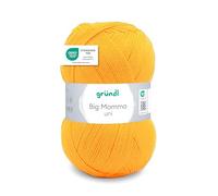 Gründl Big Mamma uni (hilo para calcetar y ganchillo con carácter de lana de 100% poliacrílico, 400 g / 1040 m, tamaño de aguja: 3,5-4,5, 1 × 400 g)