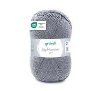 Gründl Big Mamma uni Lana XXL 1 × 400 g, Gris piedra