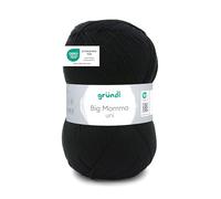 Gründl Big Mamma uni Lana XXL 1 × 400 g, Negro