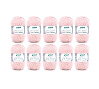 Gründl Calcetines Hot Socks Wool Pearl (Lana de calcetín Suave Hecha de 75% de Lana Merina, 20% de Poliamida, 5% de Cachemira, 50 g / 200 m, tamaño de Aguja: 2,5-3, 10 x 50 g), Antracita