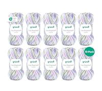 Gründl Color Lisa Premium Hand Knitting, Hilo Grueso de 100% poliacrílico, Lima/Lila/Rosa/Verde, 32 x 30 x 7 cm, Acrílico, Lindgrün-Flieder-Rose, Talla única, 500