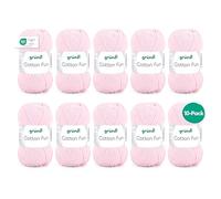 Gründl Cotton Fun 10 ovillos de 50 g, orquidea