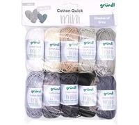 Gründl Cotton Quick Mini Shades 10 x 15 g, Gris