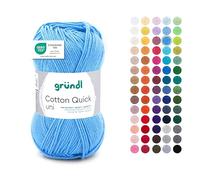Grnido algodón Quick UniQuick - 50 g, color azul