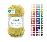 Gründl Cotton Quick Uni Hilo 1 ovillos 50 g, infernal