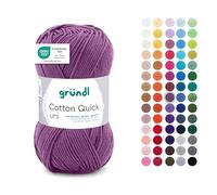 Gründl Cotton Quick Uni Hilo 1 ovillos 50 g, malva