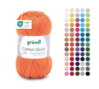 Gründl Cotton Quick Uni Hilo 1 ovillos 50 g, naranja 2
