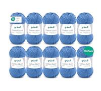 Gründl Cotton Quick Uni Hilo 10 ovillos 50 g, océan