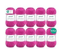 Gründl Cotton Quick Uni Hilo 10 ovillos, Orquídea