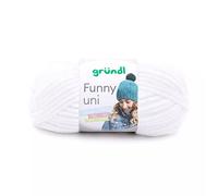 Gründl Funny microfibra baby lana 100 g color blanco