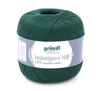 Gründl Hilo Crochet Häkelgarn 100, Abeto Verde, 566 m