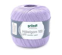 Gründl Hilo Crochet Häkelgarn 100, Lila, 566 m