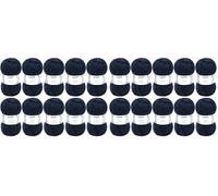 Gründl Lana Lisa Premium uni Hilo de tejer 100% poliacrílico, Hilo para tejer/ganchillo 50 g / 133 m, 10 bolas, Tamaño de la aguja 3,5-4,5; azul marino (Paquete de 2)