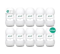 Gründl Lana Lisa Premium uni Hilo de tejer 100% poliacrílico, Hilo para tejer/ganchillo 50 g / 133 m, 10 bolas, Tamaño de la aguja 3,5-4,5; blanco