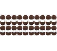 Gründl Lana Lisa Premium uni Hilo de tejer 100% poliacrílico, Hilo para tejer/ganchillo 50 g / 133 m, 10 bolas, Tamaño de la aguja 3,5-4,5; Castaño (Paquete de 2)