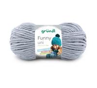 Gründl - Ovillo de Lana (100 g), Color Gris Claro