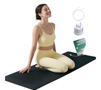 GRUENERDE Alfombrilla de ratón con conexión a tierra, fibra plateada, producto de puesta a tierra con cable de tierra UE seguro (46 x 72 cm)