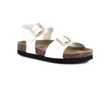 GRÜNLAND il benessere è Natural Grunland Sandalia minimalista hecha de materiales reciclados | LULA SB1412, Blanco, 30 EU