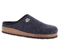 GRÜNLAND il benessere è naturale GRUNLAND ROBI CB0173 navy blu ciabatte pantofole uomo plantare in feltro lana 42