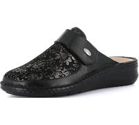 GRÜNLAND Zapatilla confort DAMI con puntera cerrada y tejido elástico, suela Conforma, plantilla extraíble de corcho y piel y costuras cosidas a mano.