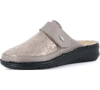 GRÜNLAND Zapatilla confort DAMI con puntera cerrada y tejido elástico, suela Conforma, plantilla extraíble de corcho y piel y costuras cosidas a mano.
