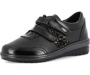 GRÜNLAND Zapato Confort Nile con Doble Tira para Uso Diario, Suela Ajustada, Plantilla extraíble Re-Soft de Corcho y Piel, y tacón de cuña de 3,5 cm de Altura.