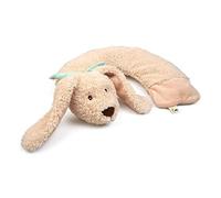 GRÜNSPECHT Cojín cervical de peluche con forma de conejo, semilla de colza para cuello y hombros, para aliviar la tensión y el dolor, funda lavable (343-V1), tamaño mediano