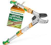 GRÜNTEK Tijera de Podar Telescópica Cortarramas XT 685-1015 mm. Hoja de 78 mm Corte Bypass. Tijera de poda Amboss