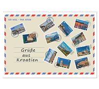 Grüße aus Kroatien (Wandkalender 2026 DIN A2 quer), CALVENDO Monatskalender: Grüße aus Kroatien, 12 Ideen für den Urlaub! Entdecken Sie einen kleinen ... Schönheiten Kroatiens in diesem Kalender.