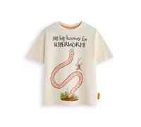Gruffalo The Camiseta Friends Superworm para niños | Hip Hip Hooray Camiseta con gráfico de Libro de Cuentos para niños en Tostado | Julia Donaldson Axel Scheffler Libro de superhéroes
