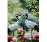 Grulla Coronada Roja Animal Puzzle 2000 Piezas, Rompecabezas Adultos Puzzle, Desafiante Puzzles de Juego de, Entretenimiento Juego Educativo para Toda la Familia, para Regalo Decoración BXHZW7-216