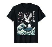 Grulla De Corona Roja Ave Japonesa Camiseta