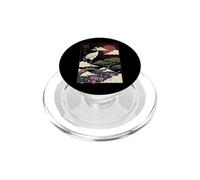 Grulla Japonesa Japón Flor De Cerezo PopSockets PopGrip para MagSafe
