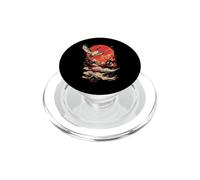 Grulla Japonesa Japón Flor De Cerezo PopSockets PopGrip para MagSafe