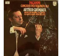 Grumiaux - Paganini Concerti per Violino Nr. 1 und 4. Arthur Grumiaux. Orchestre de Monte - Carlo, Piero Bellugi. Vinyl LP.