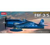 Grumman F6f-3/5 Hellcat WWII US Navy Fighter 1:72 Plástico Modelo Kit Academy