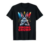 Grumpy Bunny cantando mi gruñón Estrella pop Humor Conejo divertido Camiseta