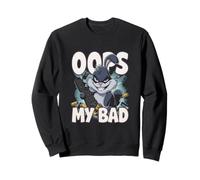 Grumpy Bunny OOPS MY BAD, descarada broma sobre mascotas, humor, conejo divertido Sudadera
