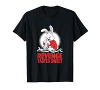 Grumpy Bunny VENGANZA SABOR DULCE Humor de Mascotas Divertido Conejo Camiseta