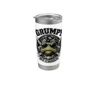 Grumpy By Choice Rocker Estilo Mecánico Hilarious Rana Vaso térmico de acero inoxidable de doble pared