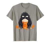 Grumpy Crow Autumn Coffee Halloween Camiseta