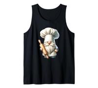 Grumpy Dad Chef GNOME Graphic For Men and Women Best Baker Camiseta sin Mangas